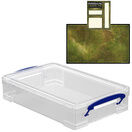 Clear Storage Boxes with Base Sheet (4 or 9 Litre, Completely Transparent) additional 25