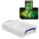 Clear Storage Boxes with Base Sheet (4 or 9 Litre, Completely Transparent) additional 21