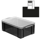 Smoke Storage Boxes with Base Sheet (4 or 9 Litre, Transparent Black with Clear Lid) additional 21