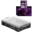 Smoke Storage Boxes with Base Sheet (4 or 9 Litre, Transparent Black with Clear Lid) additional 17