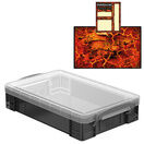 Smoke Storage Boxes with Base Sheet (4 or 9 Litre, Transparent Black with Clear Lid) additional 26