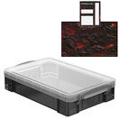 Smoke Storage Boxes with Base Sheet (4 or 9 Litre, Transparent Black with Clear Lid) additional 25