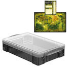 Smoke Storage Boxes with Base Sheet (4 or 9 Litre, Transparent Black with Clear Lid) additional 27