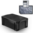 Onyx Black Storage Box with Base Sheet & Sticker Labels additional 4