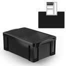 Onyx Black Storage Box with Base Sheet & Sticker Labels additional 7