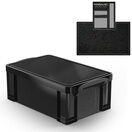 Onyx Black Storage Box with Base Sheet & Sticker Labels additional 8