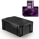 Onyx Black Storage Box with Base Sheet & Sticker Labels additional 9