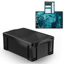Onyx Black Storage Box with Base Sheet & Sticker Labels additional 34