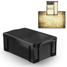 Onyx Black Storage Box with Base Sheet & Sticker Labels additional 11