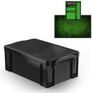 Onyx Black Storage Box with Base Sheet & Sticker Labels additional 2