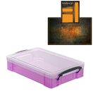 Pixie Pink Storage Box with Base Sheet & Sticker Labels (Transparent Pink Box with Clear Lid) additional 18