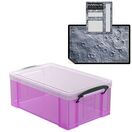 Pixie Pink Storage Box with Base Sheet & Sticker Labels (Transparent Pink Box with Clear Lid) additional 20