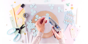 Scrapbooking,Master,Class.,Diy.,Make,A,Spring,Decor,For,Interior