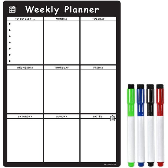Magnetic Weekly Planner and Organiser - Portrait
