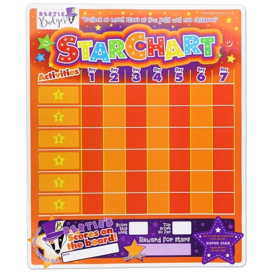 Magnetic Reward and Star Chart for Children