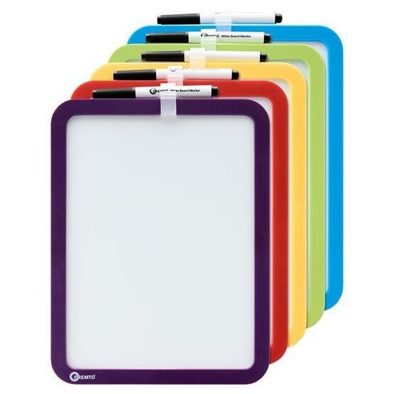 Magnetic Whiteboard with Bright Coloured Frame